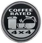 1PC Coffee Rated Sticker Decal Emblem 4X4 Badge Auto, Truck, Fender 6CM 2.36". Fixed Price $7.78.