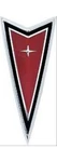 Oer 499724 Emblem Front Panel Chrome Black Red Pontiac Crest Ea. Fixed Price $52.99.