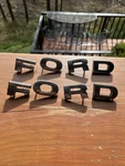 1978-1979 Ford Truck Hood Tailgate Letters Emblems Original. Fixed Price $40.00.