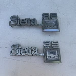 (2) Vtg Gmc Sierra Car Emblem Auto Truck Both Rear Pegs PMC1 351826 14016647. Fixed Price $69.99.