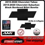 2015-2020 Chevrolet Suburban Black Bordered Bowtie Grille & Rear Ami 96130K. Fixed Price $96.88.