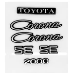 Toyota Corona 2000 Rear Fender Badge Emblems Set In Metal. Fixed Price $43.70.