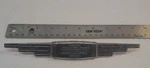 1937 Chevrolet Sedan Chrome Trunk Emblem. Fixed Price $79.99.