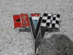 63 64 C2 Corvette Front Nose Emblem-gm #3797400---NEW!. Fixed Price $64.95.