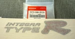 Genuine Honda Integra DC5 Type Side Sticker 75773-S6M-Z01ZA 41X10CM. Fixed Price $53.00.
