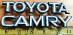 (2) Toyota Camry Circa '90 Emblems 75441 03010 / 75442 CE1781). Fixed Price $15.00.