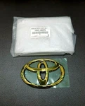 Toyota Gold 130MM Logo Emblem Badge For Rear Yaris 05-12 Camry 2006-12. Fixed Price $19.50.