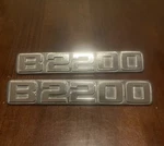 Oem Mazda 1986-1993 B2200 Pickup Fender Nameplate Badges Pair- Read. Fixed Price $38.00.