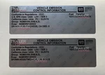 Gm Vehicle Emission Control Information Decal Permanent Sticker Id Tag. Fixed Price $88.02.
