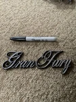 Vintage Oem Gran Fury Emblem 41753974 7" Mopar Plymouth. Fixed Price $10.00.