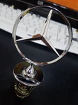Rare Mercedes Anti-theft Removable Hood Star Ornament 123 124 300D 300CD 300TD. Fixed Price $150.00.