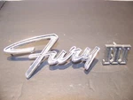 1965 Plymouth Fury Iii Fender Emblems Oem Pair 2524233 2524226. Fixed Price $74.99.