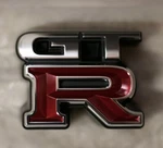 Genuine Nissan R34 Gt-r Front Emblem Oem Badge 62896-AA400. Fixed Price $112.00.