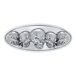 United Pacific 10963 Emblem Chrome, Oval, Skull. Fixed Price $47.44.