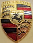 Porsche 356 Front Hood Handle Emblem Badge Genuine New Old Stock 64455921020. Fixed Price $70.00.