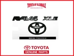 2019-2024 Toyota RAV4 Xle Blackout Emblem Overlay Kit Gen Oem PT948-42192-02. Fixed Price $102.90.