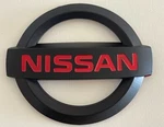 Nissan 350Z 370Z Versa Jdm Black Red Nismo Rear Emblem New Matte. Fixed Price $16.99.