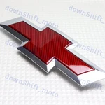 For 2014-2016 Chevy Silverado 1500 2500 Grill Bowtie Emblem Real Carbon Fiber Rd. Fixed Price $58.11.