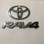 2001 2005 Toyota RAV4 Chrome Rear Emblem Logo Oem P# 75431-42020. Fixed Price $22.95.