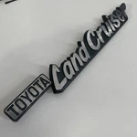 Old Toyota Land Cruiser Car Badge, Emblem, Genuine. #715239 G.c. Free Trakd Post. Fixed Price $28.53.