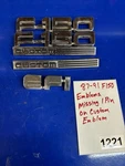 87 88 89 90 91 Ford Truck F150 Set Efi Fender Emblems Badges Trim Pair #1221. Fixed Price $32.99.