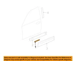 Gm Oem 06-09 Xl,envoy Front Door Exterior Trim-nameplate 15256750. Fixed Price $54.07.