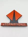 1990-1999 International Hood Emblem Fits 4200, 4700, 4900, 8100 # 1652253C1 Oem. Fixed Price $21.95.