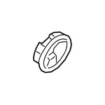 Genuine Bmw Holder Badge Operation 51-24-7-436-404 New. Fixed Price $17.65.