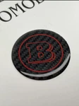 Arbon Brabus Badge Emblem For Steering Wheel Logo 53MM Mercedes W463A W464 W222. Fixed Price $115.00.
