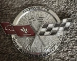 1978 Chevy Corvette 25TH Anniversary Front Nose Emblem Oem Gm. Fixed Price $125.00.