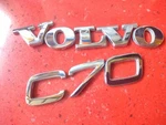Genuine Used Volvo C70 Boot Badge Rear Emblem For MK1 1997-2005 Oem. Fixed Price $14.24.