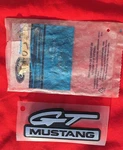 Nos New 1994 1995 Ford Mustang Gt Side Fender Emblem Badge Logo Oem F4ZZ 16228 C. Fixed Price $34.99.