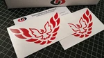 Firebird Decals (2PK) Side Pillar Window Stickers Fits Pontiac Trans Am Lsx Ltx. Fixed Price $16.95.