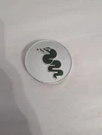 Vintage Original Alfa Romeo Bertone Emblem Gt Snake 105216250100. Fixed Price $299.00.