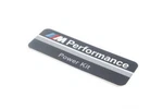 Bmw Performance Aluminum Emblem Sticker Power Kit Genuine 51142296495. Fixed Price $102.09.