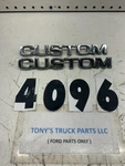 1980-1986 Ford Truck Custom Emblems E0TB-16B114-CB. Fixed Price $40.00.