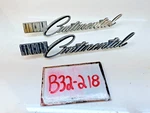 Oem 1975 -1979 Lincoln Continental Pair Headlight Door Emblem D5VB13B124 B32-218. Fixed Price $33.20.