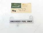 Fuel Filler Door "unleaded Only" Badge Fits Jaguar Xjs V12 BAC6481. Fixed Price $30.13.