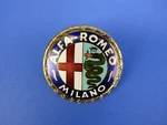 Alfa Romeo Milano Cloisonne Badge Emblem 750 101 Giulietta Giulia. Fixed Price $44.50.