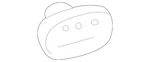 Genuine Mercedes-benz Cover 210-727-10-88-9B51. Fixed Price $19.67.