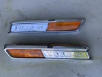 1968 Ford F100 Fender Emblems With Orange Reflectors. Fixed Price $60.00.