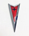 New 06-09 Pontiac Solstice Rear Bumper Trunk Arrowhead Emblem Badge Chrome. Fixed Price $34.95.