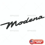 For Maserati Modena Side Fender Marker Nameplate Emblem Badge Sport Gloss Black. Fixed Price $32.50.