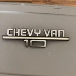 1985-1989 Chevrolet Chevy Van 10 Fender Emblem Gm 14052241 Pins. Fixed Price $30.00.