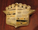 1954 Cadillac Hood Emblem Crest Badge Bezel 1461047. Fixed Price $81.99.