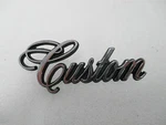 Mopar Nos 1975-78 Plymouth Fury Dodge Dart Coronet Custom N/plate Emblem 3811499. Fixed Price $50.00.