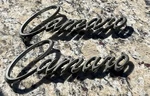 68 69 Chevy Fender 'camaro' Emblems (2) 3916660 Gm. Fixed Price $28.80.