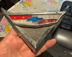 1961 Chevy Impala Bel Air Biscayne V8 Bowtie Rear Trunk Emblem P-3779728 C-1. Fixed Price $125.00.