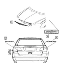Genuine Mopar Limited Nameplate 4857971AA. Fixed Price $23.71.