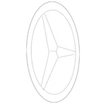 Genuine Mercedes-benz Star 205-810-00-18-64-9040. Fixed Price $74.20.